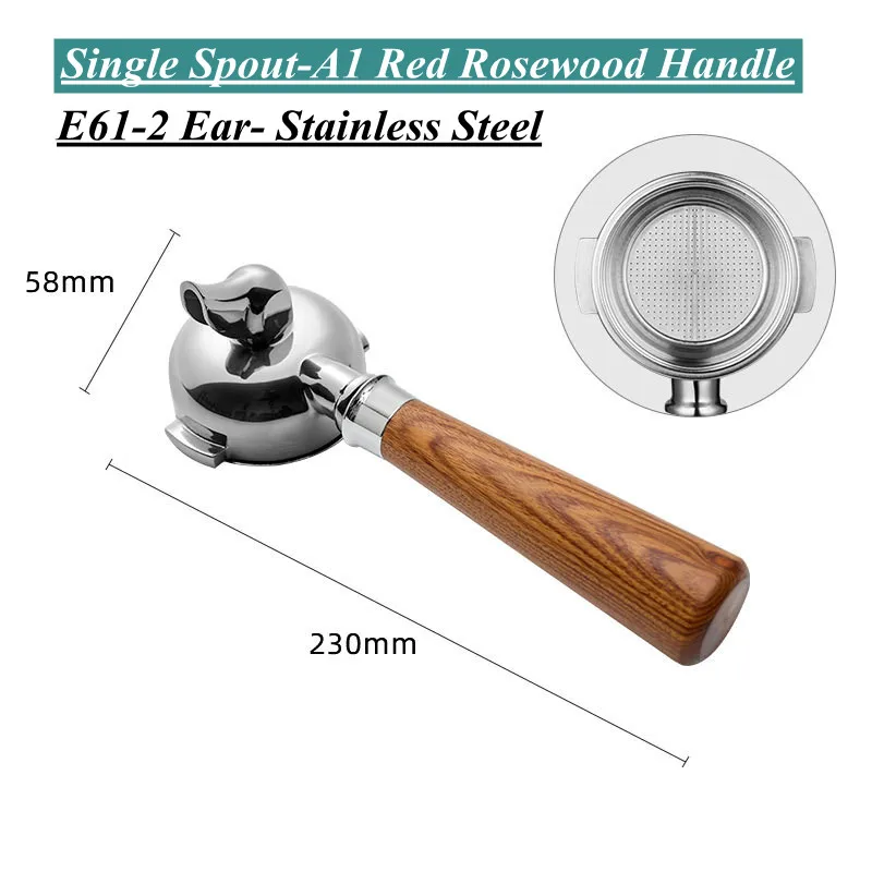 Premium 58mm Bottomless Portafilter with Spout