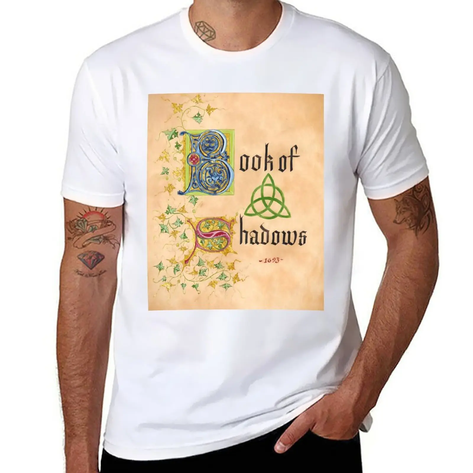 

New Book of Shadows Page T-Shirt plain t-shirt sublime t shirt mens graphic t-shirts pack
