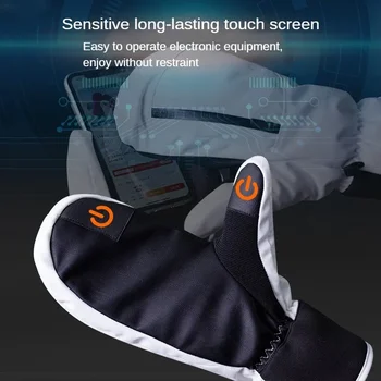 Winter Skiing Gloves Waterproof Snowboarding Touch Screen Thermal Thick Snow Gloves Men Women Snowmobile Warm Mittens 6