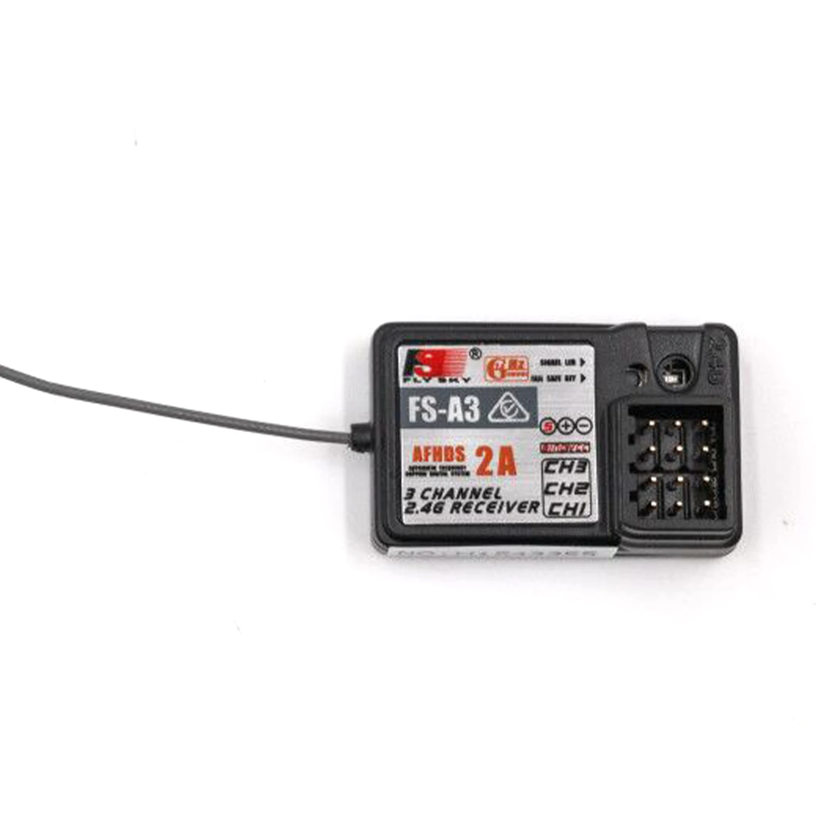 GT2E GT2G 송신기용 Flysky FS-A3 AFHDS2A 2.4G 3CH 수신기 2개