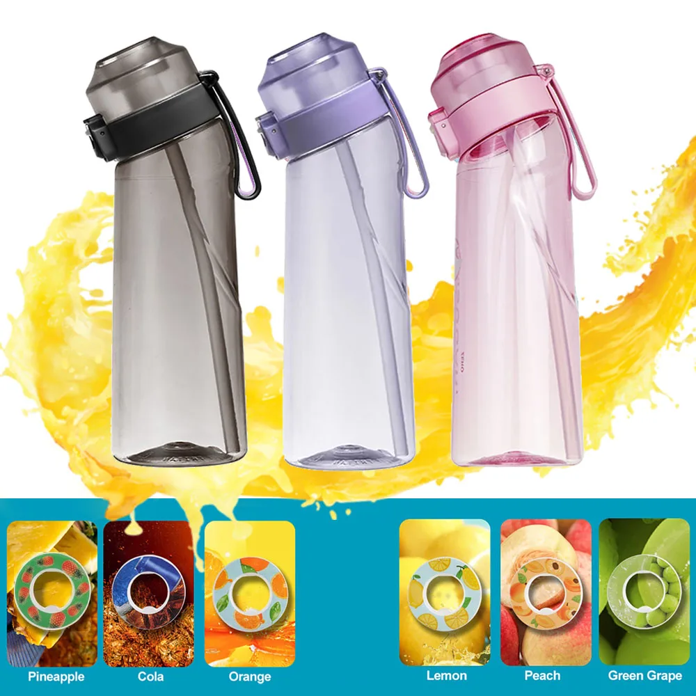 Air Up Water Bottle with Flavored Pods Magic Gourde Tasting Drinking Bottle  Fruit Flavor Sports Outdoor Waterfles Water Cup