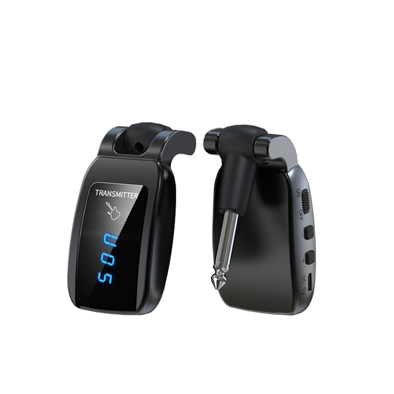 

Wireless Guitar System Rechargeable Guitar Transmitter Receiver Set Electric Guitar Bass Pick Up Guitar Parts