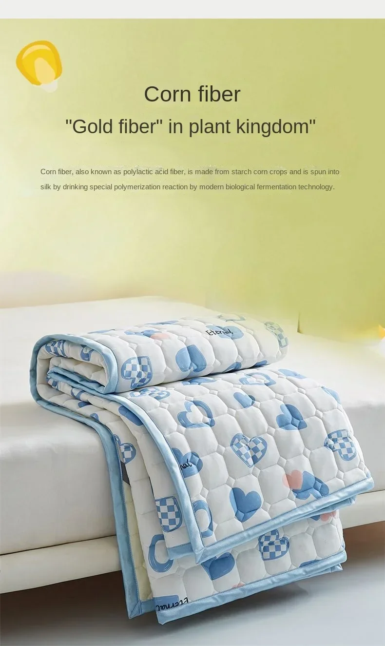 Description Picture 4 of itemCotton Hotel Single Double Non-Slip Mat Hotel Thin Mattress Protective Pad Student Dormitory Bed Cotton-Padded Mattress Cushion