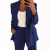 2025 New Fashionable Solid Color Premium Slim Fit Cardigan Temperament Suit Coat Women's Wear Outerwears Commuting Pant Sets 5