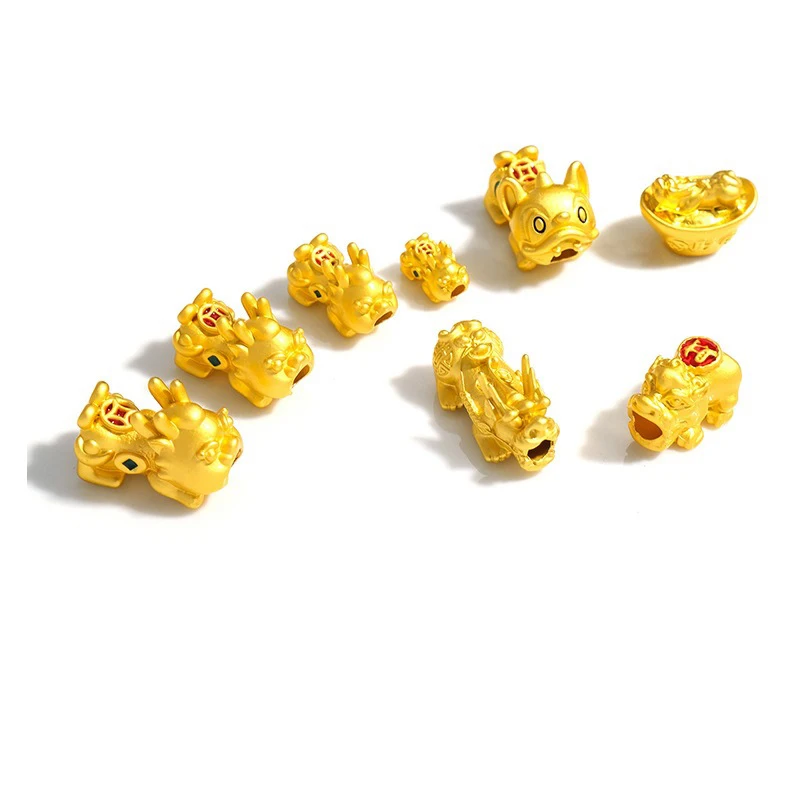 Новый Diy Zhaocai Pixiu бисерный Браслет Ожерелье Веревка для волос через отверстие ювелирные аксессуары подарок оптовая продажа