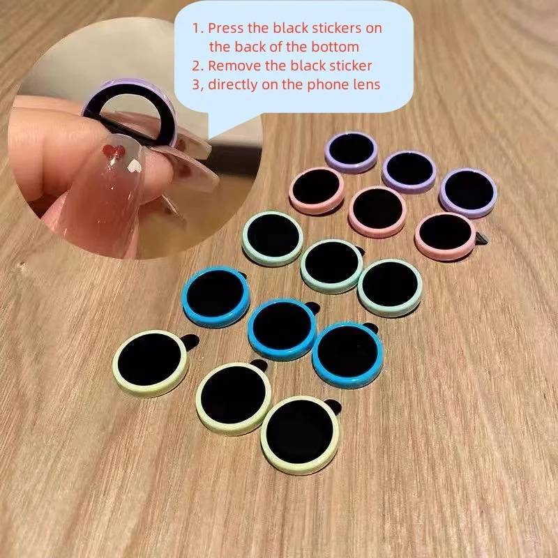 Enhanced Camera Lens Protector with Scratch-Resistant Tempered Glass and Luminous Lens Ring Cover