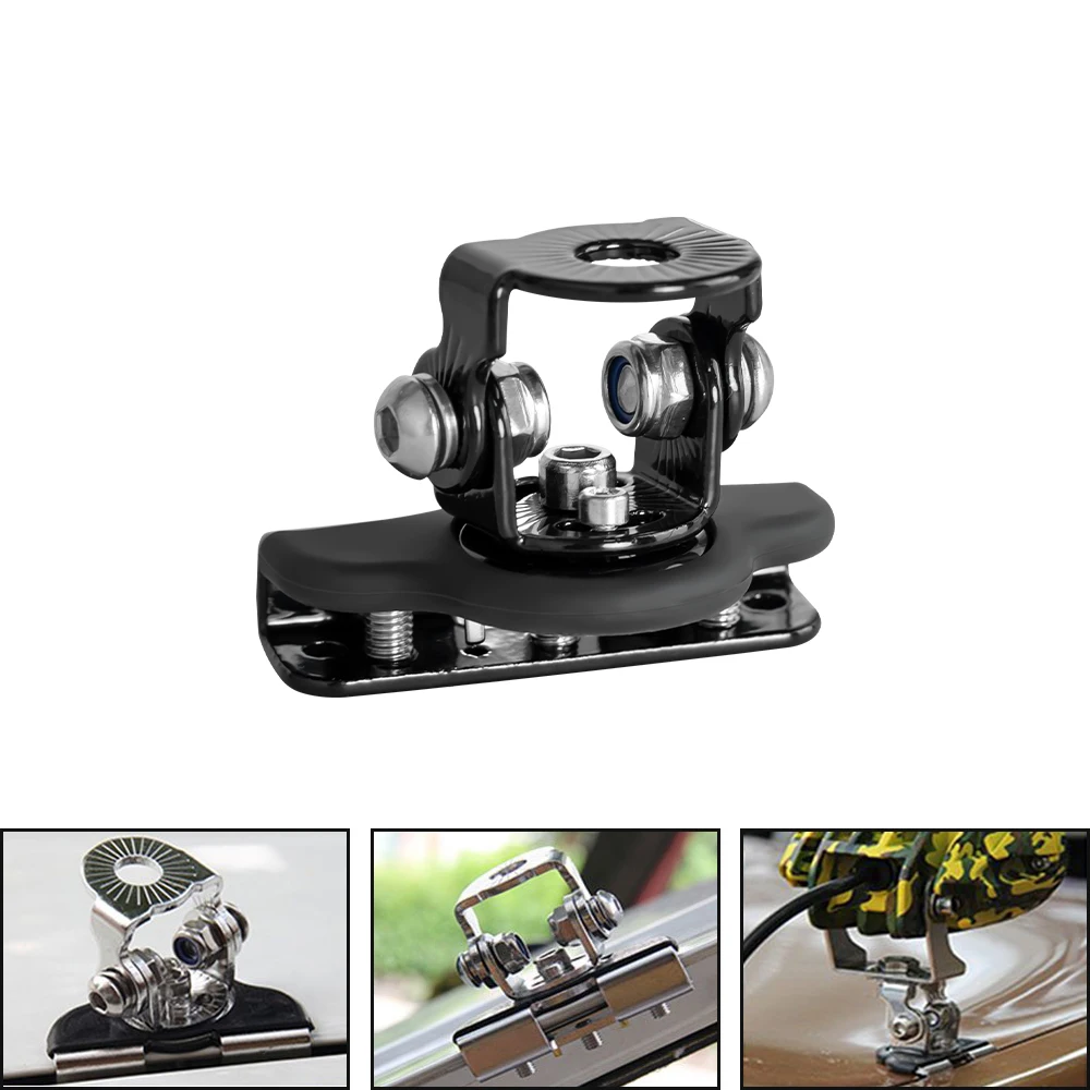 2pcs Car LED Work Light Holder A-Pillar SUV Cover Mounting Clamp Universal