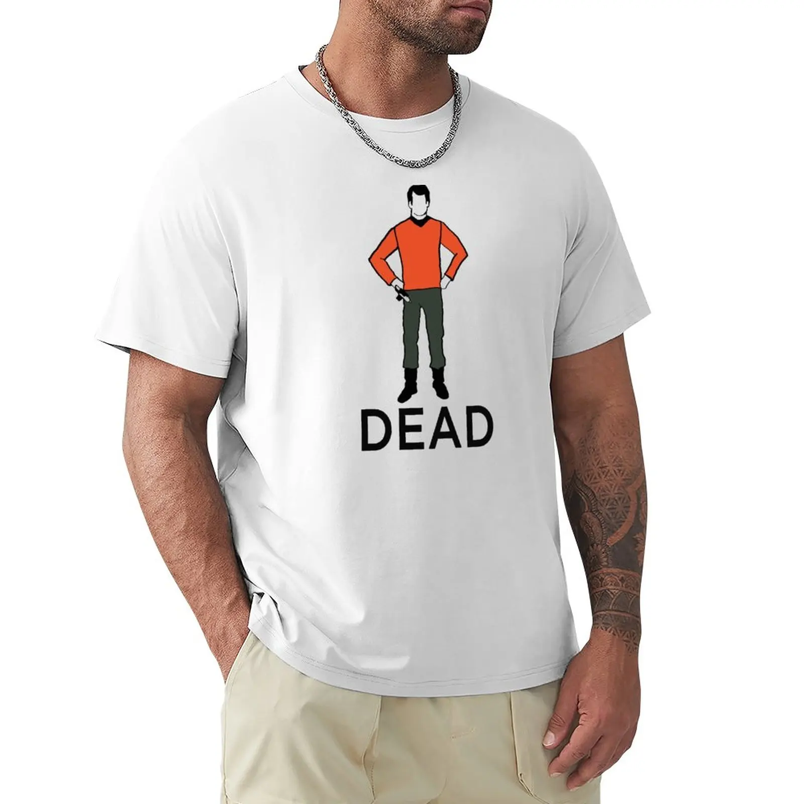 

Dead Red Shirt T-Shirt sublime t shirt Aesthetic clothing plain t shirts men