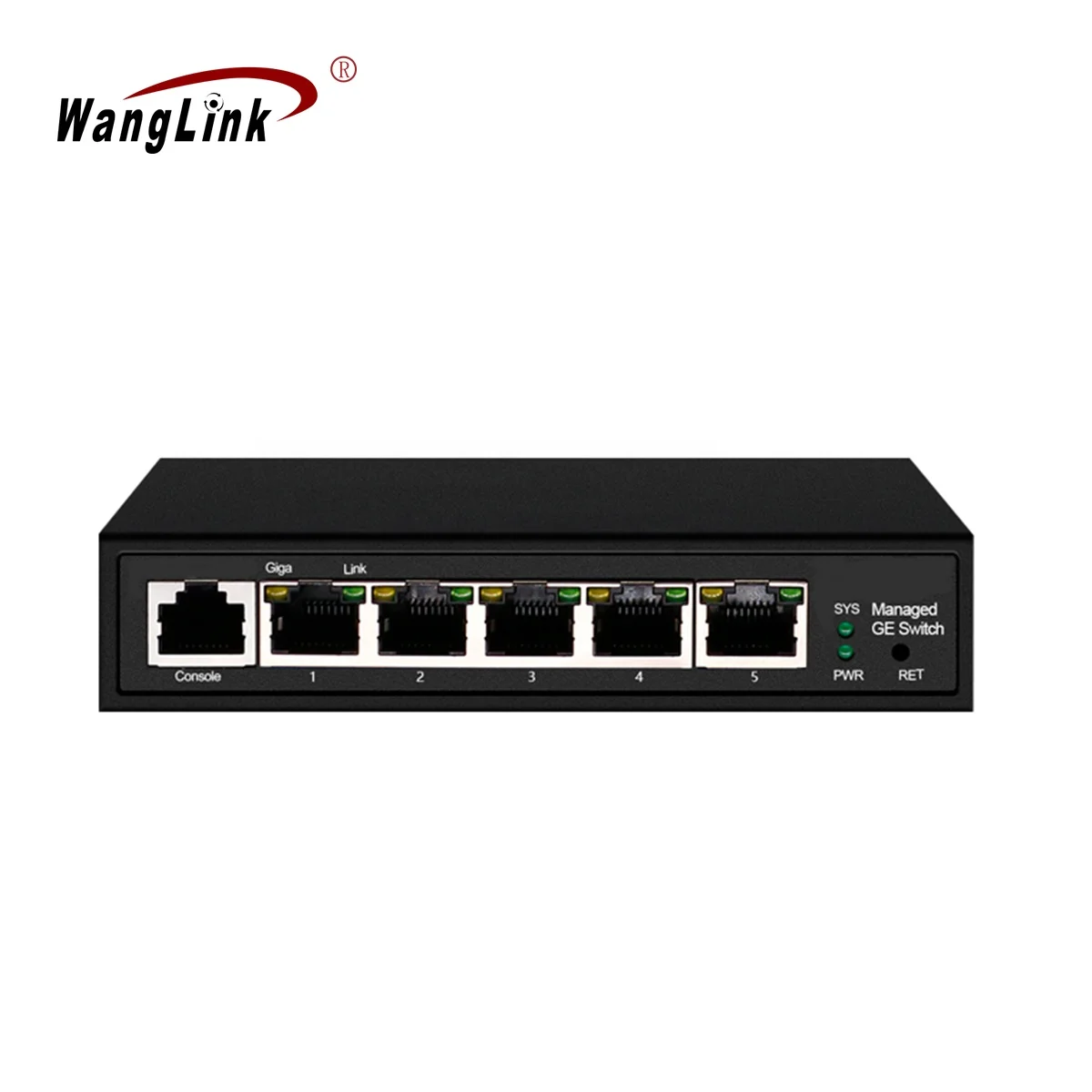 L2 Managed Switch 10/100/1000M 5 port Smart Switch Gigabit, SMNP QoS SSH Telnet 3 managed 24 port 1000m gigabit poe switch 10g sfp port network