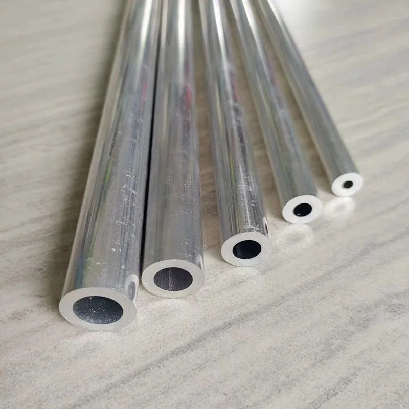 벽 두께 알루미늄 파이프, 길이 6061 알루미늄 합금 튜브, OD 스트레이트 라운드, 3mm, 8-50mm, 240mm, 490mm