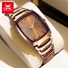 OPK brand steel strip calendar three-pin men's quartz watch 8112 1