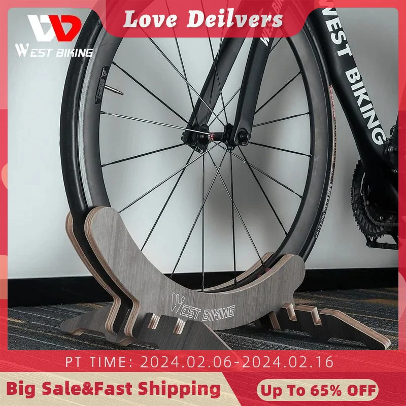 West Biking Scaffalature Per Parcheggio In Legno Per Bicicletta Portabiciclette Per Interni In Stile Nordico Supporto Per Ruote Mtb Portabiciclette Da