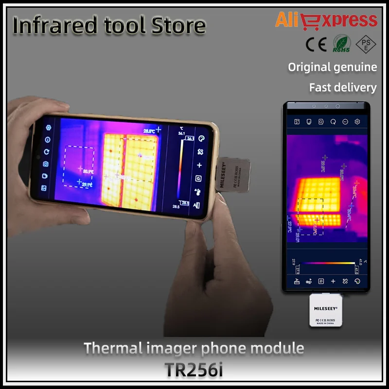 Mileseey Thermal Imager TR160i TR256i for Mobile Phone High Resolution