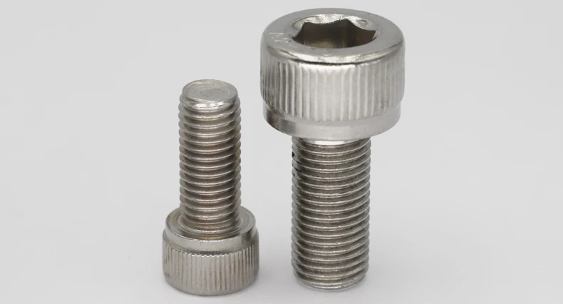 M7 M9 1mm 1,25mm 1,5mm Feingewinde DIN912 304 Edelstahl Innensechskant-Zylinderkopfschraube – Detail 3