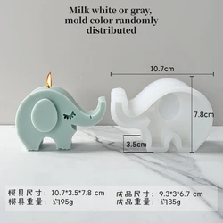 Dinosaur-Themed Silicone Molds for Aromatherapy & Resin Crafts (Elephant)