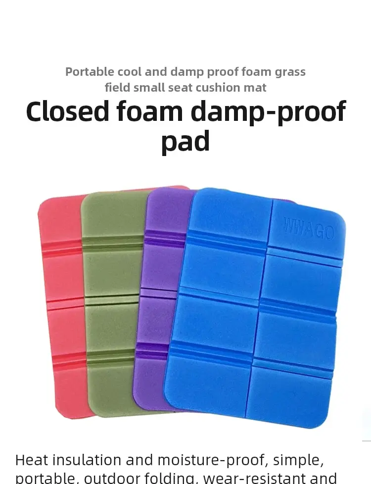 Schaum xpe klapp kissen strand camping tragbare feuchtigkeit dichte matten outdoor wasserdichte kleine picknick auflage 6 farben – Detail 1