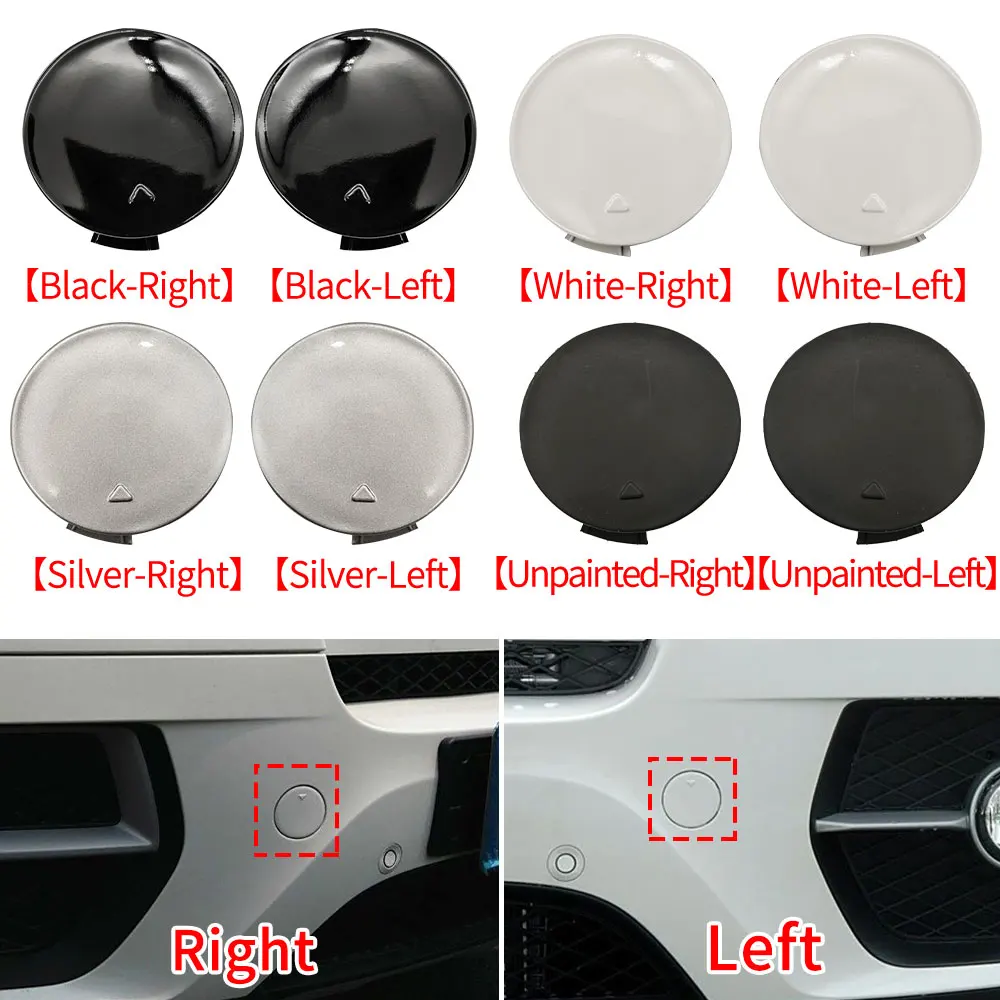 For BMW X6 Car Front Bumper Tow Hook Cover Cap Accessory Replacement For BMW E71 2008-2014 51117074459 51117074460