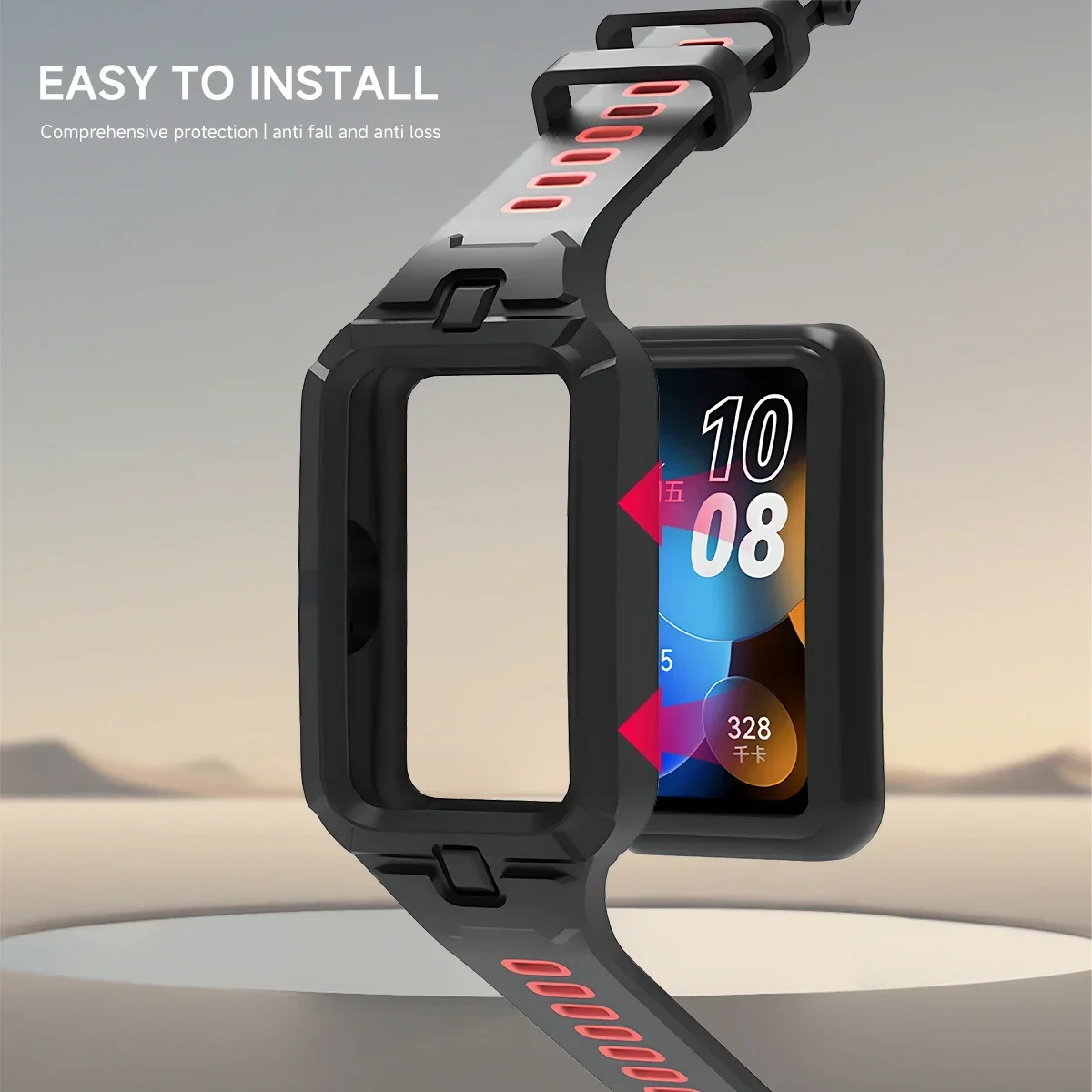 Breathable Silicone Sport Strap