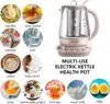 K2693 Health Pot, Health-Care Beverage Electric Kettle with Thickened Glass, 9-in-1 Fully Automatic Programmable Brew Co 2