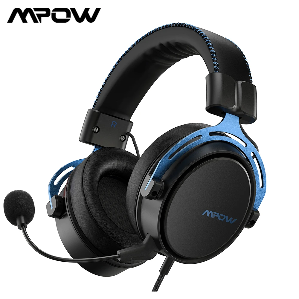 Mpow/Soulsens Air SE Gaming Headset 3.5mm Wired Headset 3D Sound Gaming