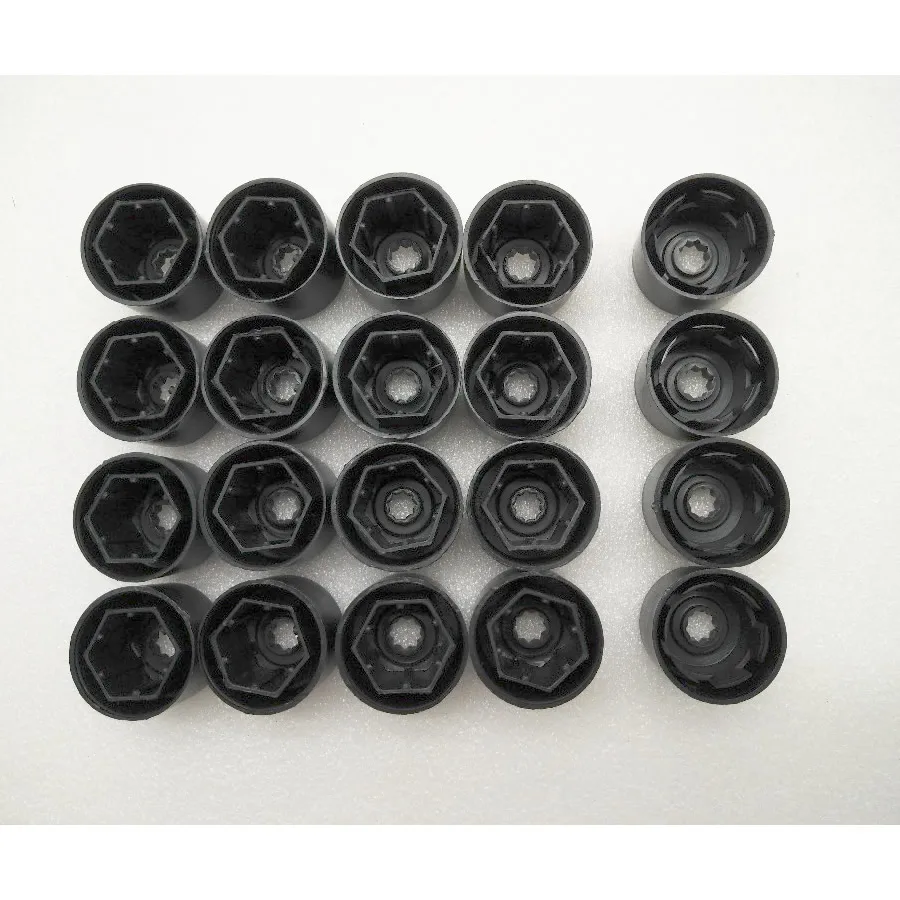 20 Pcs 17mm Car Wheel Nut Caps For Volkswagen Bora Sagitar Magotan