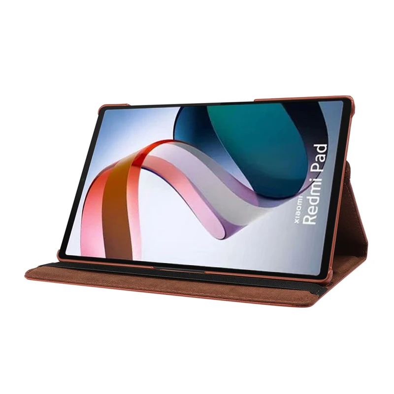 Étui pour Xiaomi Mi Pad 5 6 Pro 11 pouces RedMi Pad 10.61 2022 étui rotatif à 360 degrés support à rabat en cuir PU housse de tablette # S_voghion.com