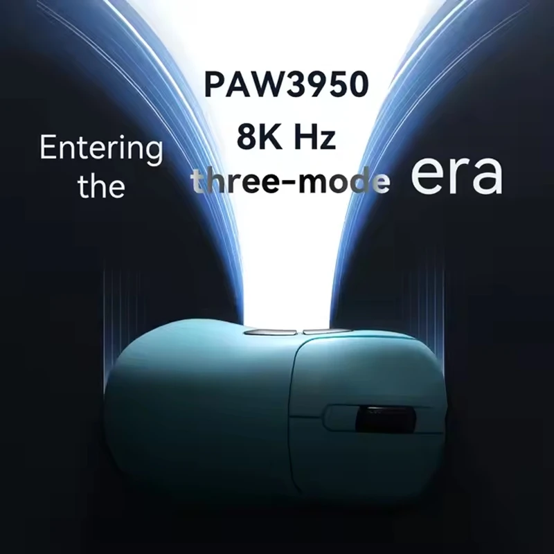 쇼핑 아자즈 AJ179 APEX 무선 2.4G 3모드 PAW3950 플라스틱 경량 42000 DPI 인체공학적 게이밍 마우스