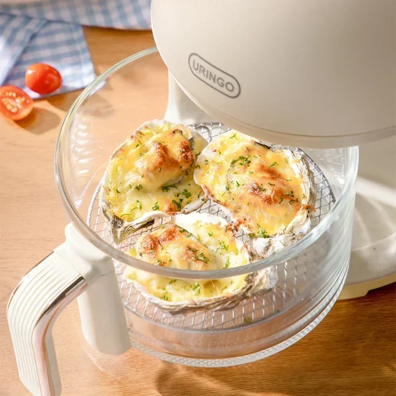 Home & Kitchen Air Fryer - New, Multifunctional. Transparent Steam Glass. Electric. Ideal for Modern Homes and Busy Cooks. 5