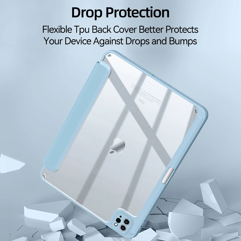 Acrylic Smart Case with Pen Holder