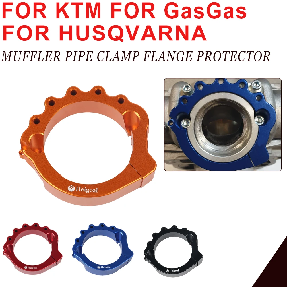 MotorcycleExhaustTipMufflerPipeClampFlangeProtectorCoverFor