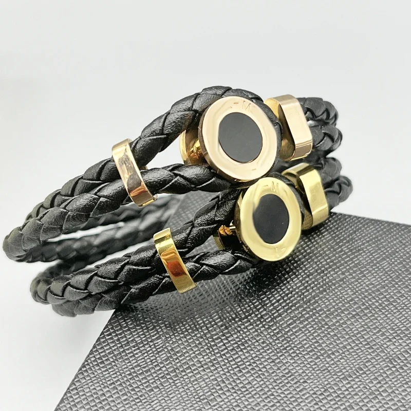 PJS 4 Colors Luxury MB Urban Spirit Serie Bracelet Stainless Steel Lanyard Buckle Special Edition Classic With Box Set