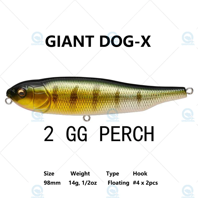 68-Megabass Dog-X トップウォーター ルアー 3色セット 68-Megabass Dog-X トップウォーター ルアー 3色セット 68