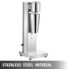 VEVOR Milkshake Maker Kit Stainless Steel Electric 180W Single Head 800ml Cup Silver Milkshake Maker Machine 2 Speed Adjustable 3
