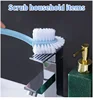 Multifunctional All-round Five-sided Shoe Washing Brush Household Plastic Long-handled Soft-bristle Shoe Brush Multifunctional 2