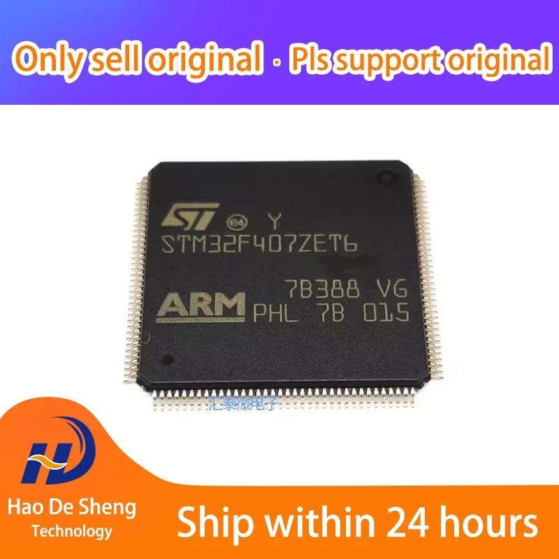 

10 шт./партия STM32F407ZET6 STM32F407 LQFP176 новые оригинальные фотоактивные компоненты