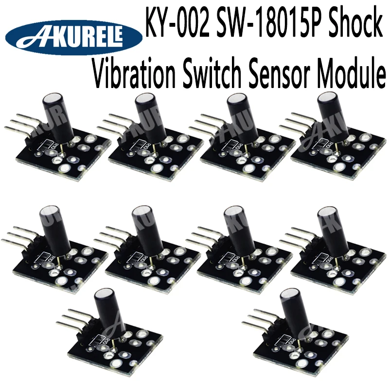 10pcs 3pin KEYES KY 002 Shock Vibration Switch Module Vibration Sensor