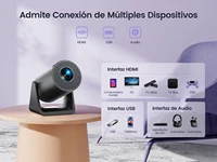 Proyector Portátil Wimius L1 — Android 11, 300 ANSI, WiFi 6, Corrección Trapezoidal Auto 6
