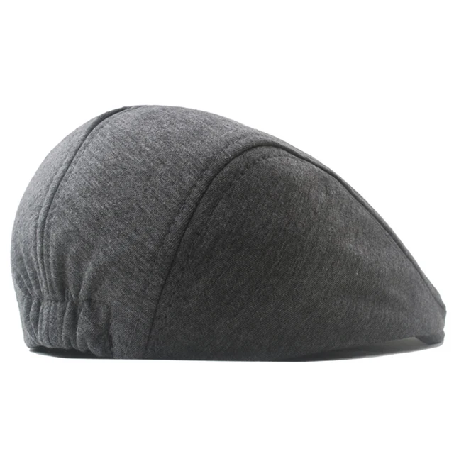 Newsboy Cap Unisex - Baskenmütze Schwarz Für Herren, Frauen & Kinder