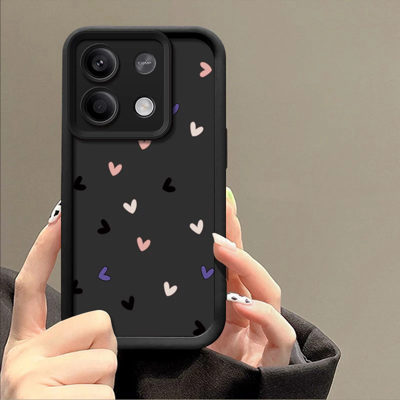 Chic Love Heart Pattern Silicone Phone Case