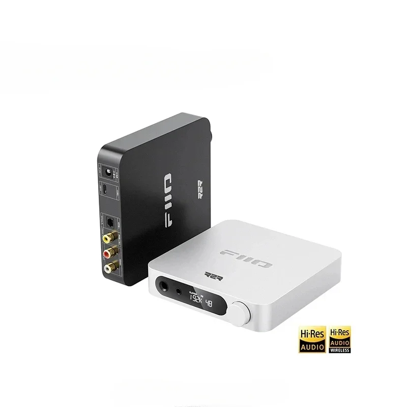 FiiO K11 R2R DAC AMP Headphone Amplifier for Home Audio PC 6.35mm and Balanced 4.4mm RCA Coaxial Optical PCM384kHz/24Bit