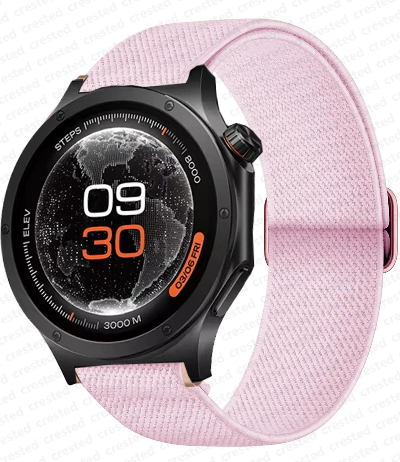 Adjustable Nylon Strap for Smartwatches - Elastic Bracelet Band Accessory