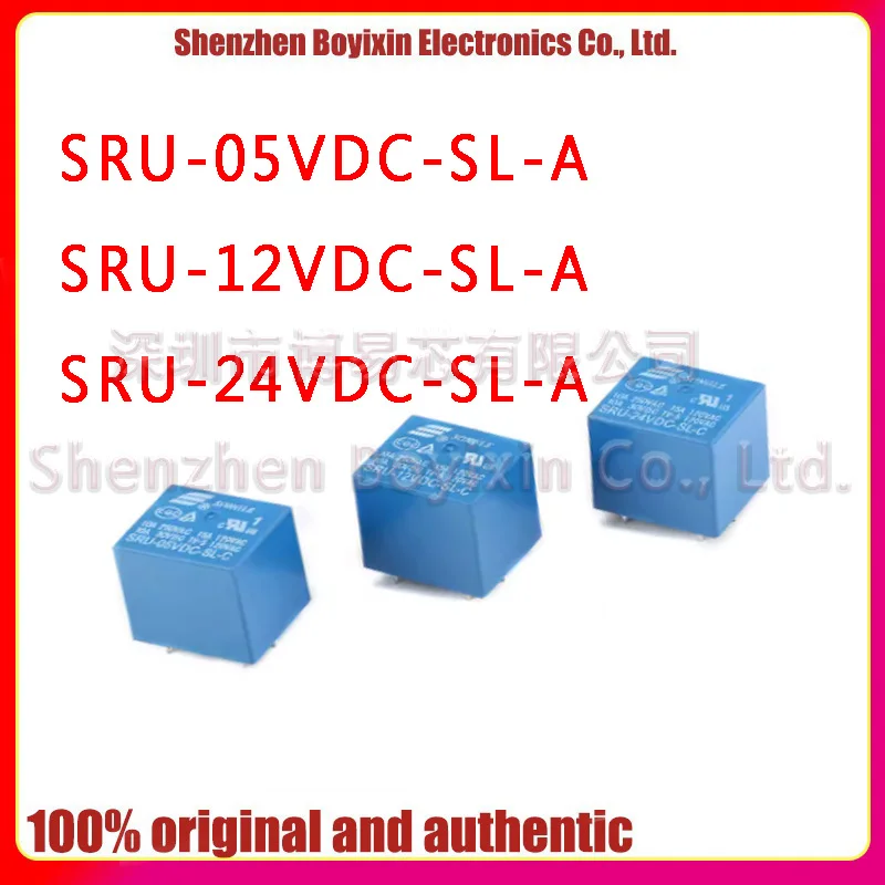 

SRU-05V/12V/24VDC-SL-A 4-pin Set of Normally Open New Original Song Le Relay