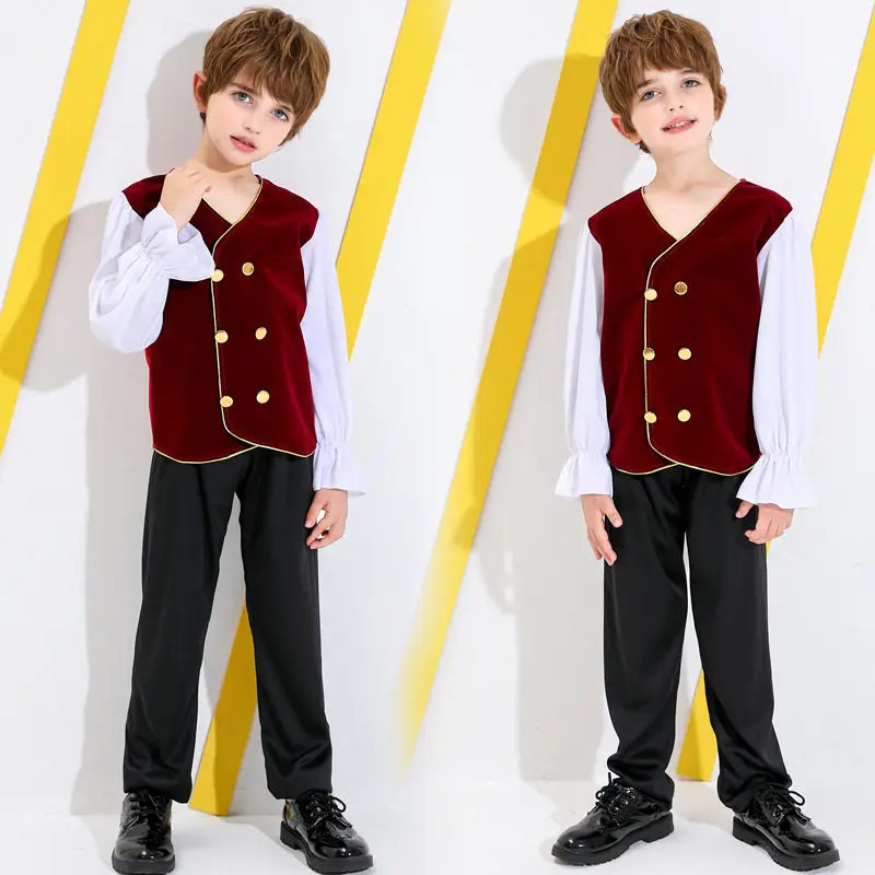 Costume Tradizionale Russo Unisex, Abito da Principessa o Principe Sarafan per Carnevale, Spettacoli Teatrali, Halloween e Cosplay - immagine 6