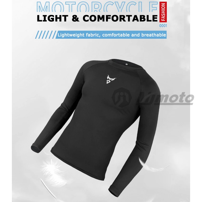 Motorcycle Underwear MOTOCENTRIC Motorcycle Underwear Quick-Drying Set Men's Motorcycle Sweat Clothes Base Layers Tight Long Johns Tops & Pants Set