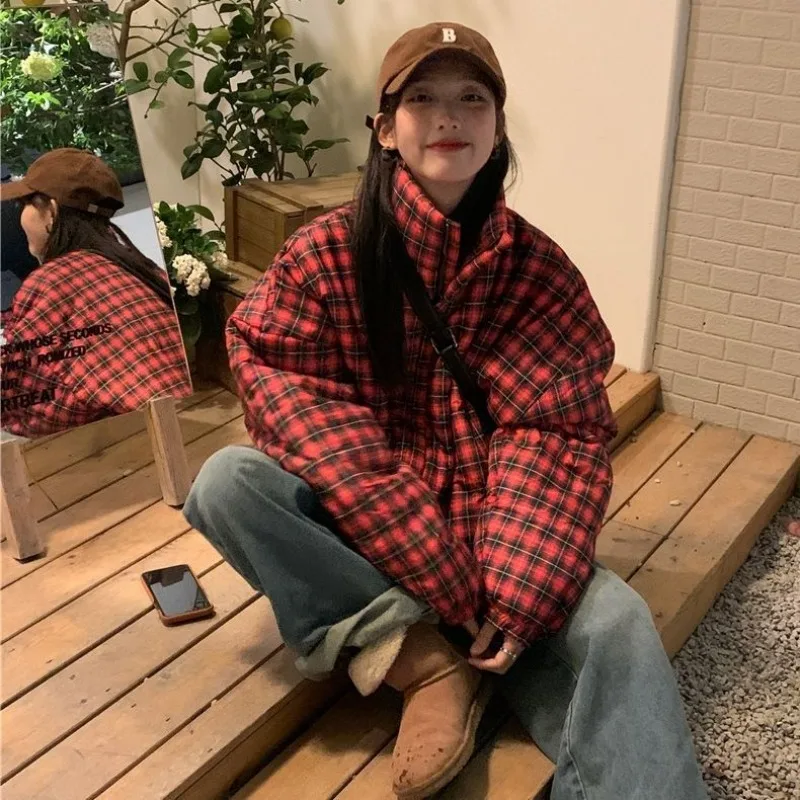 2023 New Women Down Cotton Coat Winter Jacket Female Gentle Wind Parkas Loose Given To Philandering Outwear Oversize Overcoat