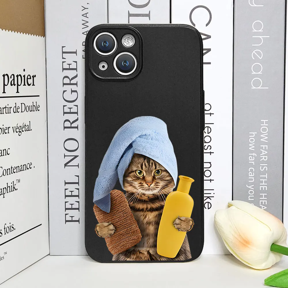 Funny Animal Beers Cat Phone Case for IPhone 16 15 14 13 12 11 Pro Max Mini X XS 7 8Plus SE2 Soft Silicone Cover Creative Fundas 5 Funny Animal Beers Cat Phone Case for IPhone 16 15 14 13 12 11 Pro Max Mini X XS 7 8Plus SE2 Soft Silicone Cover Creative Fundas – Bild 5