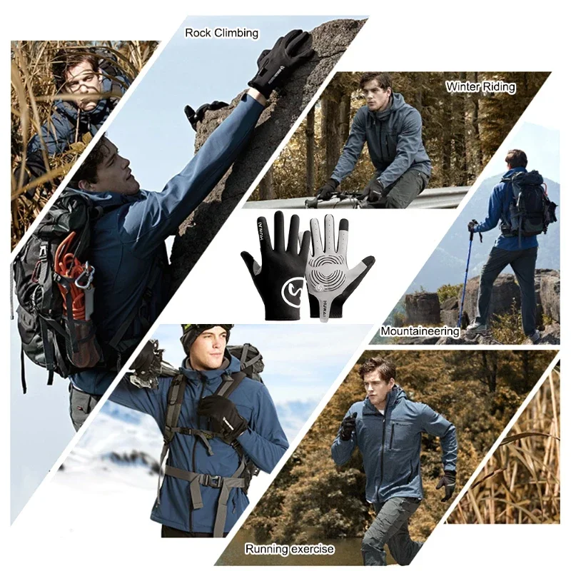 Bicycle  Anti Slip Half Full Finger Glove MTB Road Mountain Bike Touch Screen Mittens Cycling Gloves for Women Men 6
