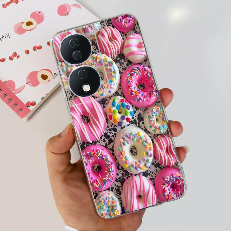 Cute Cat & Butterfly Painted Soft Silicone Phone Case -