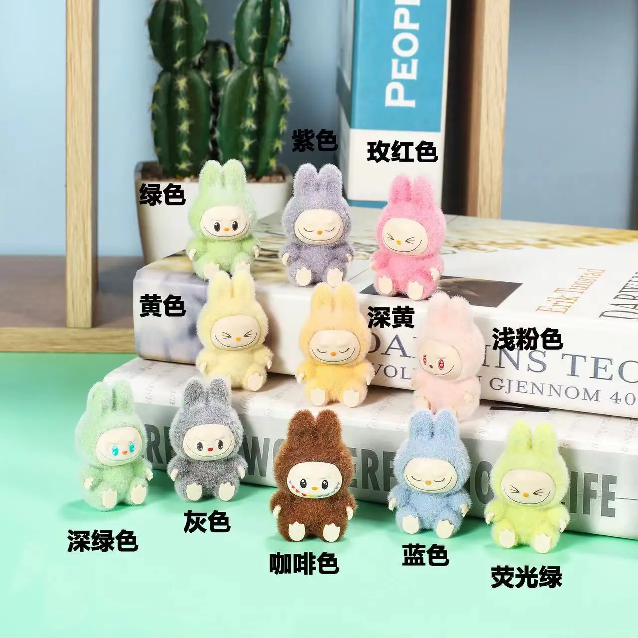 thumbnail image 1 of POP MART LABUBU Sit Series Party Generation 2 Mini Figure Blind Box Flocked Collectible Cute Sitting Pose Decor Birthday Gift, 1 of 5
