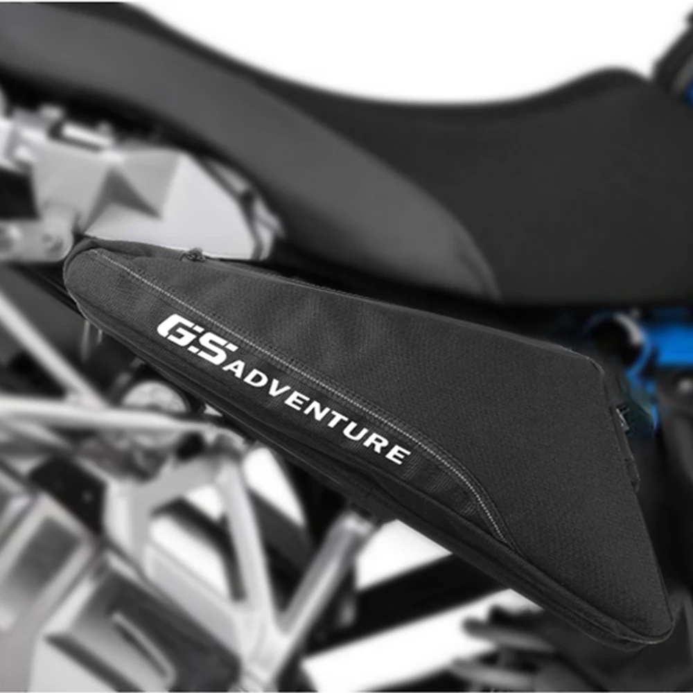 Sacoche Latérale Pour Cadre BMW R1200/1250 GS/Adventure - Étanche, Rangement Outils, Placement Triangle (paire)